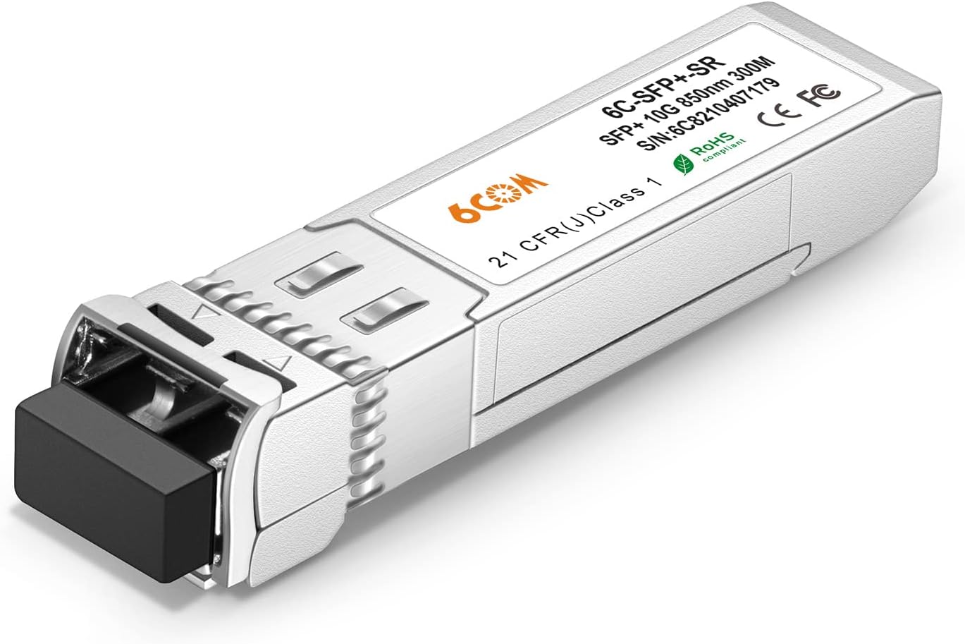 10 Gigabit SFP+ LC Multi-Mode Transceiver Module 10GBase-SR Module for Intel E10GSFPSR (DDM, 850nm, 300m)