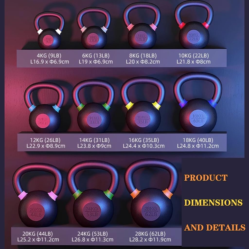 Sport Da Uomo In Ghisa Peso Sfera, Kettlebell Pesi Allenamento Fitness Professionale Competitivo Pesi Palla, Impugnatura Antiscivolo, Casa/palestra