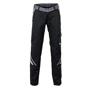 Planam Highline Damen Bundhose schwarz Schiefer Zink Modell 2718 Größe 38