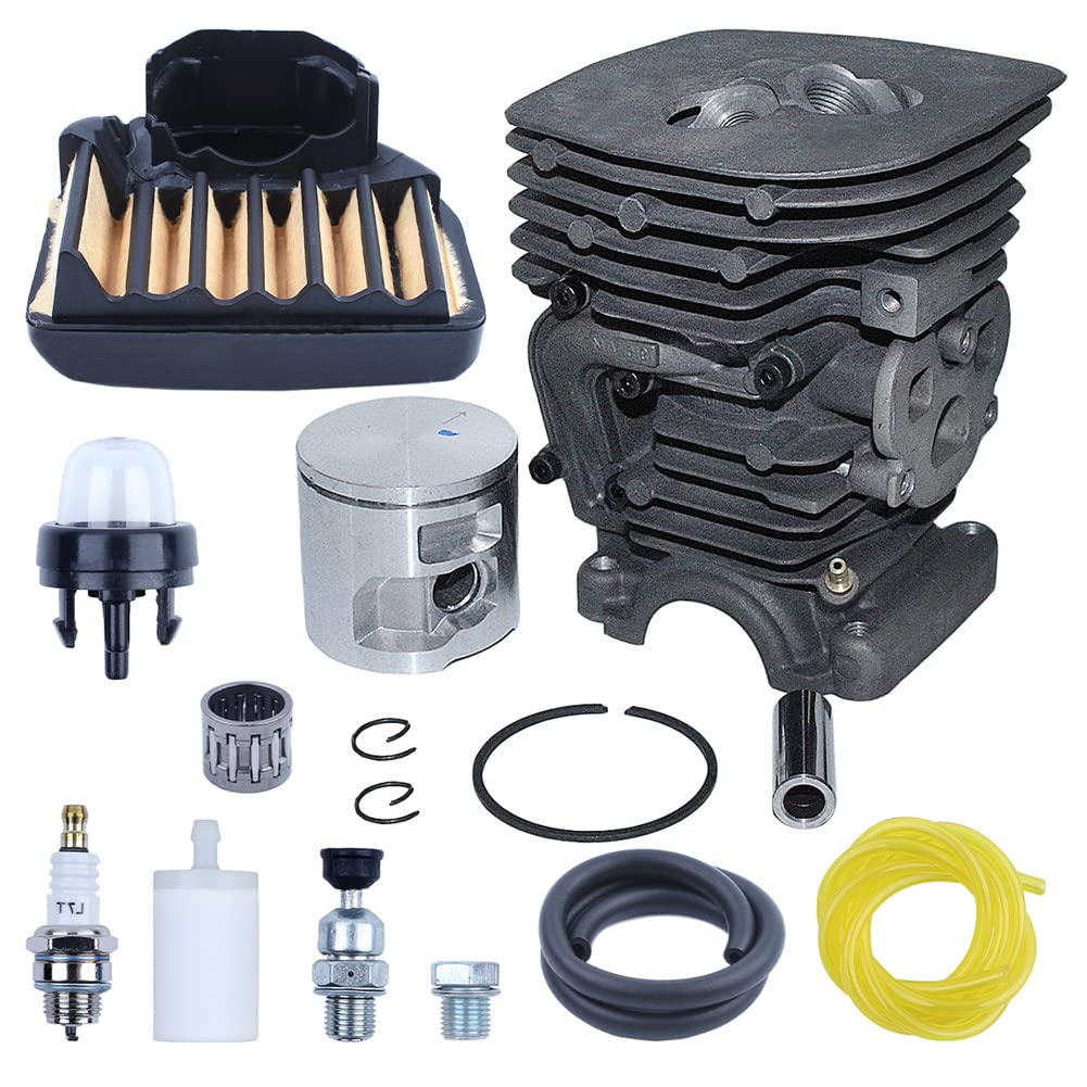 Kit de pasador de pistón de cilindro de 47Mm, para Husqvarna 455 460 455 Rancher 455E 461, pieza de motosierra, 537320402, 537255702
