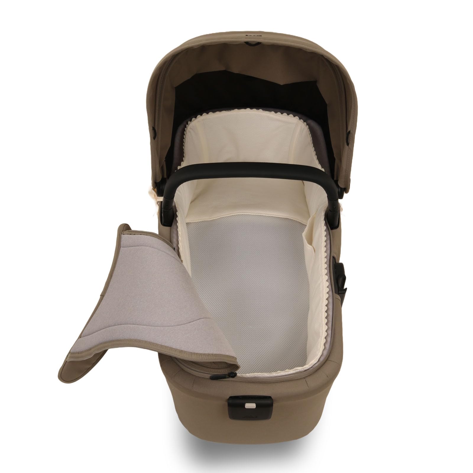 Funda Cubre Capazo Velcro para Joolz AER+ | Permite Llevar el cubrepies del capazo | Cuco Bebé recién Nacido | 100% Algodón | Pique Crudo