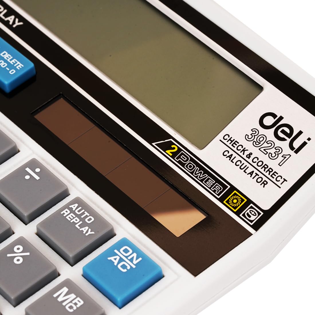 Deli W39231N 12 Digit GT Basic Calculator for Office with Step Check & Correct Function | 3 Years Warranty | - White 1
