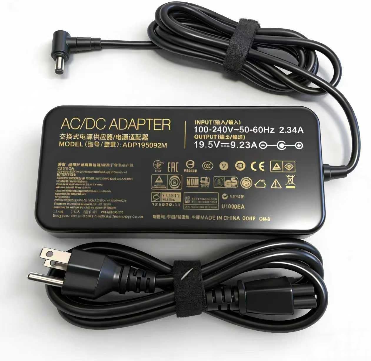 19.5V 9.23A 180W Laptop Charger Fit for Asus Rog G750JM G751JM G750JS G752VT GL502VT G Series ADP-180MB F FA180PM111 AC Power Adapter