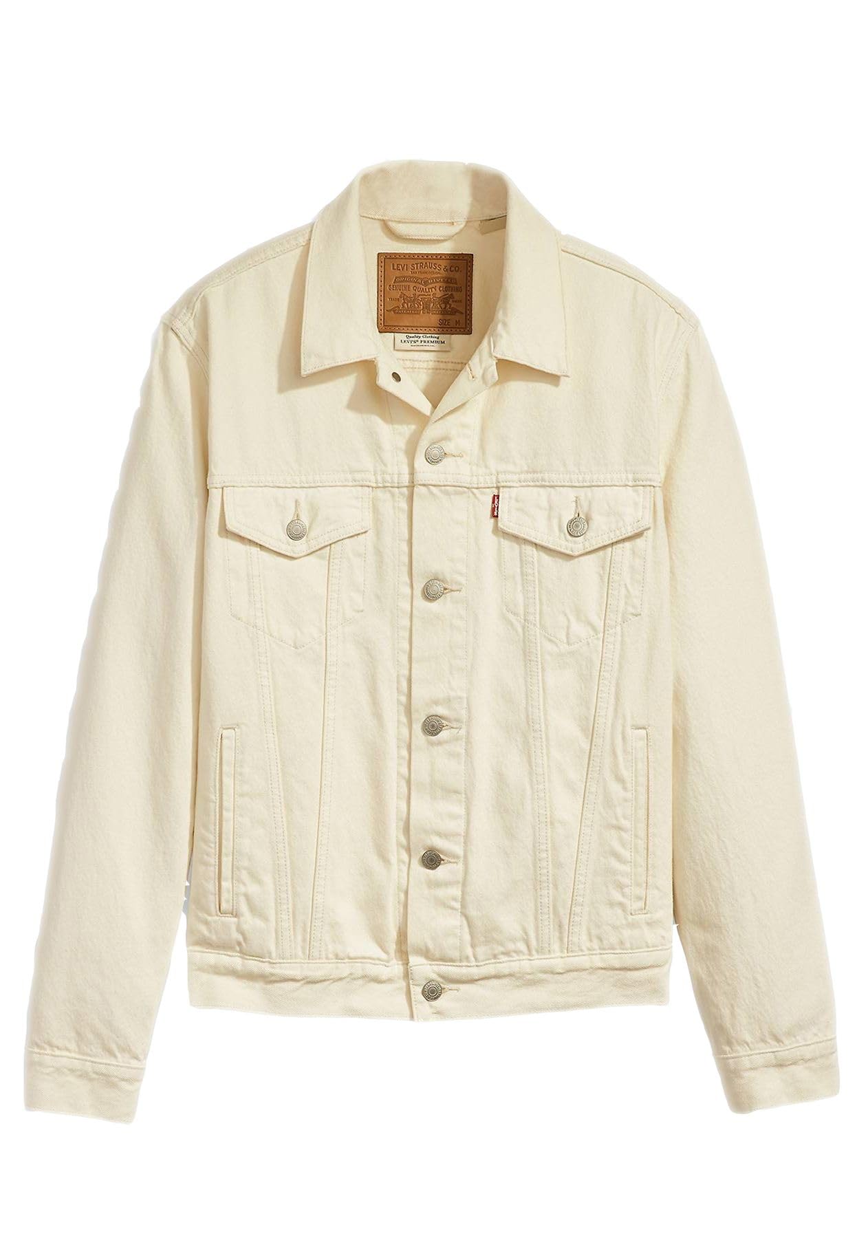 Levi's Men's Trucker Jacket Whites, Everlasting Light, M