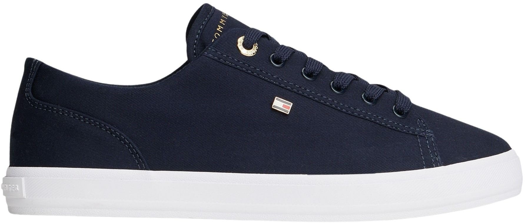 Tommy Hilfiger Damen Th Foxing Sneaker Canvas Fw0fw09170Low Top