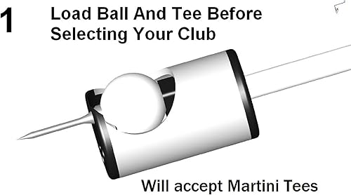 Miniatura 4 de Tee Pal Dispositivo de salida de pelotas de golf para personas mayores con problemas de flexión, Blanco