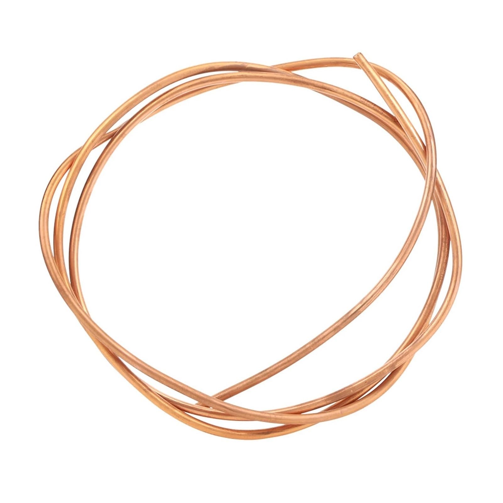 Guolanup Rose Gold 2Meters T2 Copper Tube Soft Coil Pipe Od 6Mm / Id 5Mm