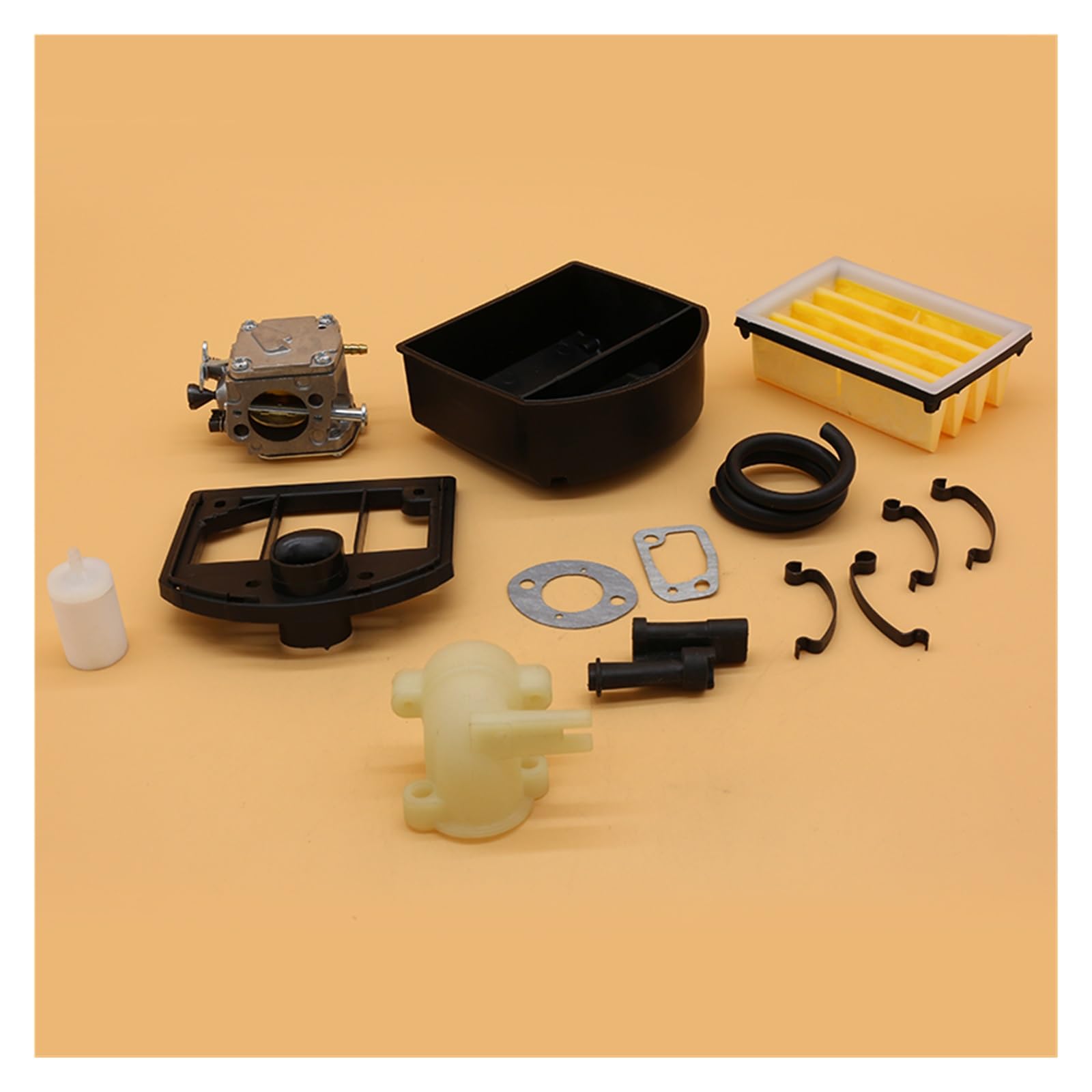 Conjunto de Junta de Manguera de Filtro de Combustible de colector de admisión de Filtro de Aire de carburador Apto for Husqvarna 268 272 XP Piezas de Motosierra de Gasolina de jardín
