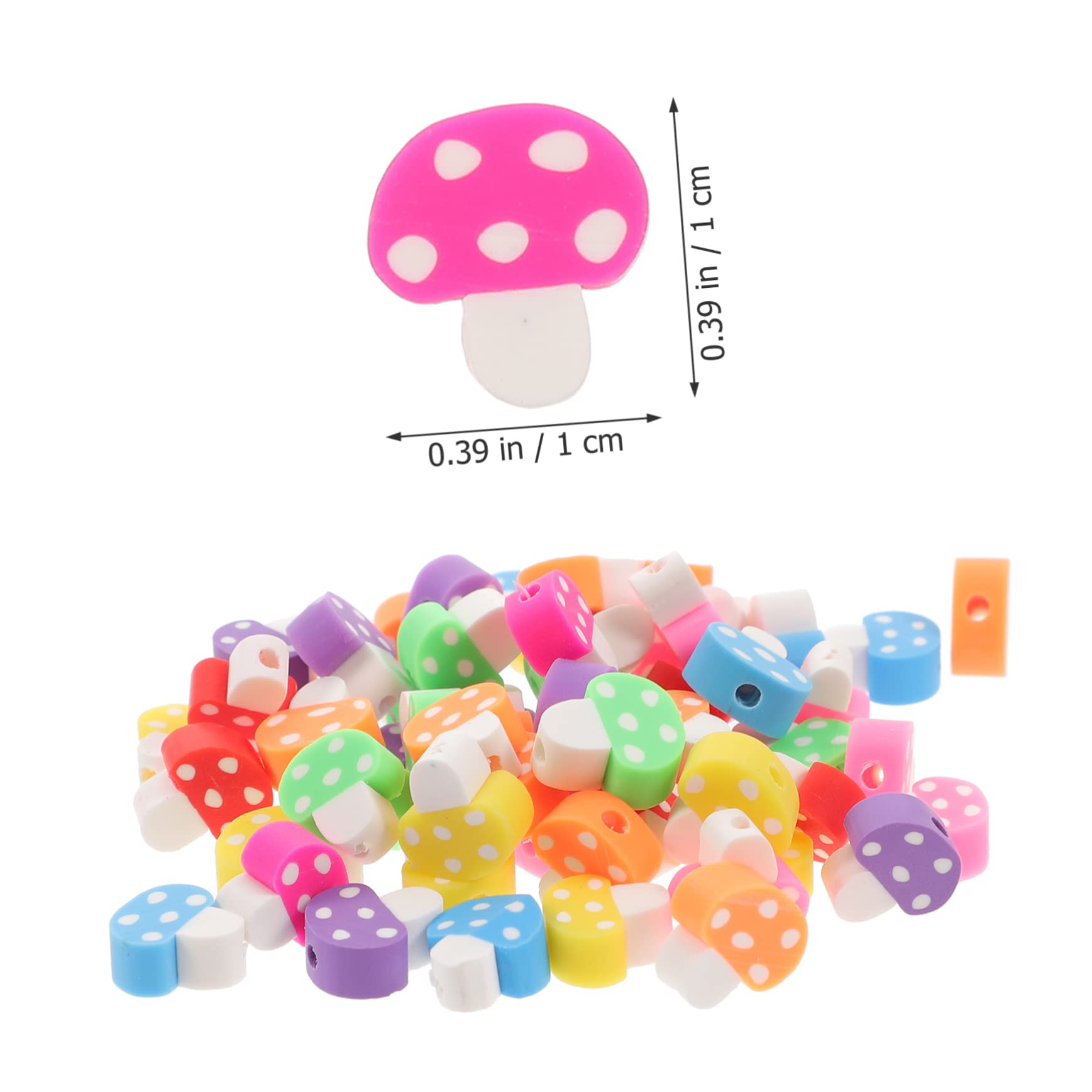 Operitacx 800piezas Abalorios De Arcilla Polimérica De Para Joyería De Espaciadores Para Pulseras y Collares Accesorios Creativos Para Manualidades