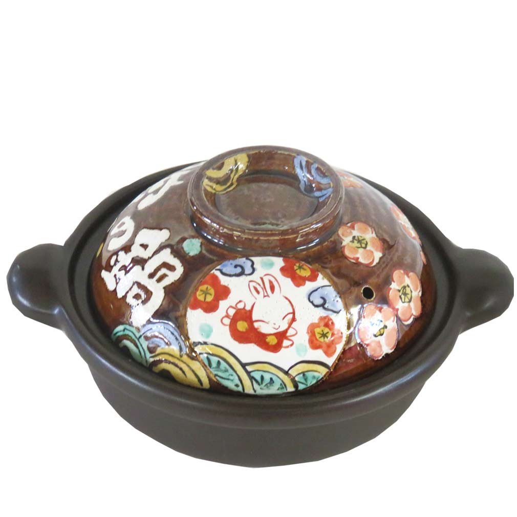 Amazon | 手作り工房 夕立窯 名前入り わが家の土鍋 7号鍋 (飴物語