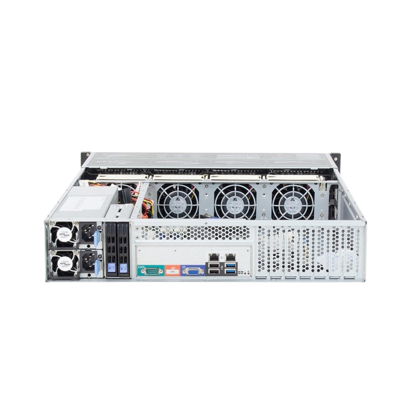 2u 12bays obudowa serwera hot swap L = 650 mm ogromna obudowa do przechowywania hotplug z płytą montażową do chmury/NVR/NAS/IPFS (6 GB SAS SGPIO)