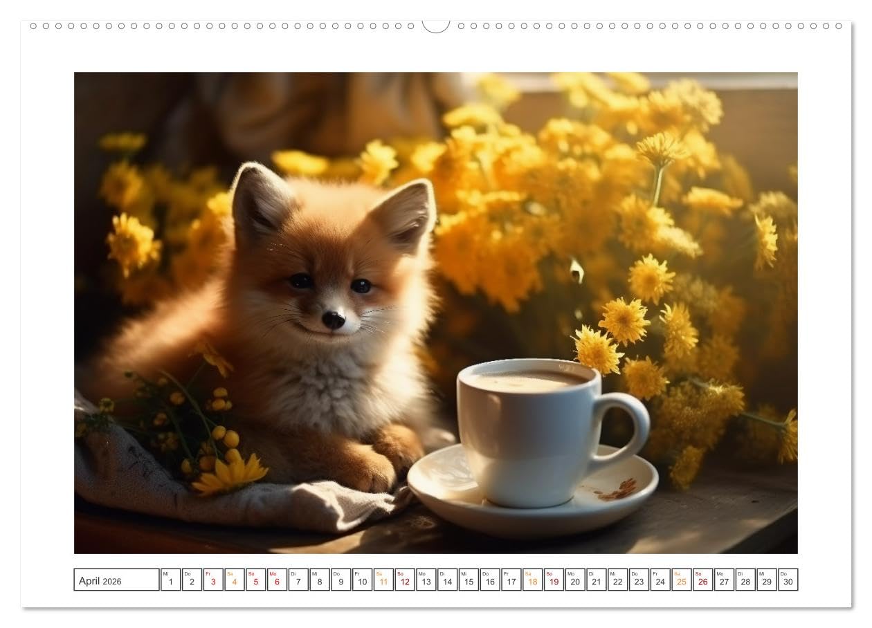 Heute ist mein Tag (hochwertiger Premium Wandkalender 2026 DIN A2 quer), Kunstdruck in Hochglanz: Es ist Zeit, unsere Träume zu verfolgen, unsere ... Potenzial zu einfalten. (CALVENDO Tiere)