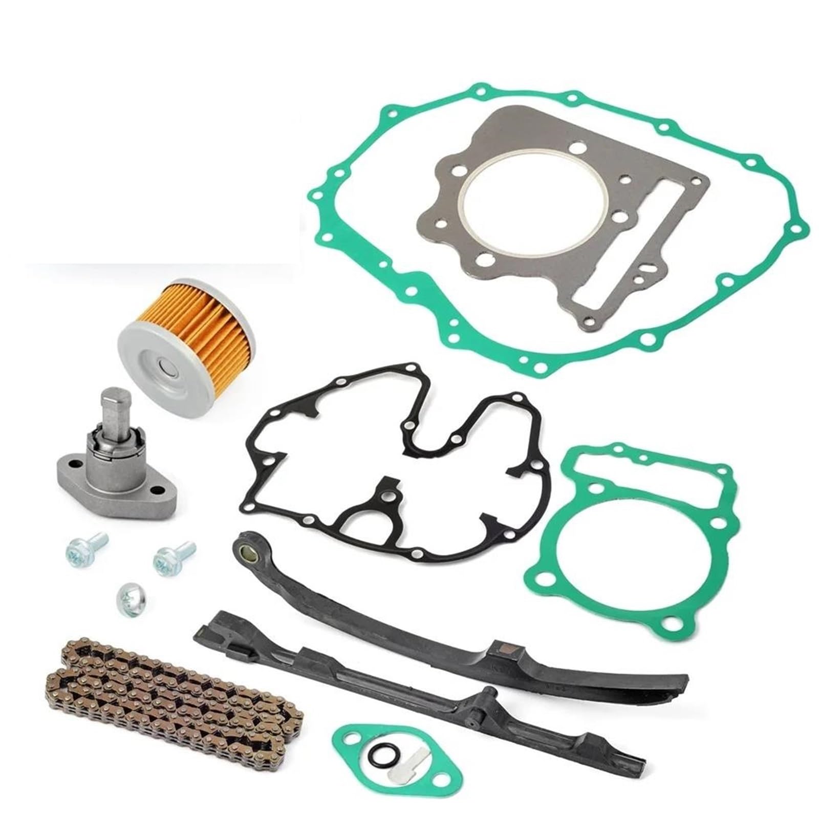 Juego completo de juntas de culata Guías De Cadena Distribución Levas Para Motocicleta Juegos Reparación Juntas Tensores Accesorios Para TRX400EX TRX400X XR400R