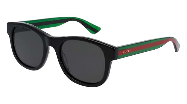 Gucci Fashion Sunglasses, One Size, Black / Grey / Green at Gucci Fashion Sunglasses, One Size, Black / Grey / Green at