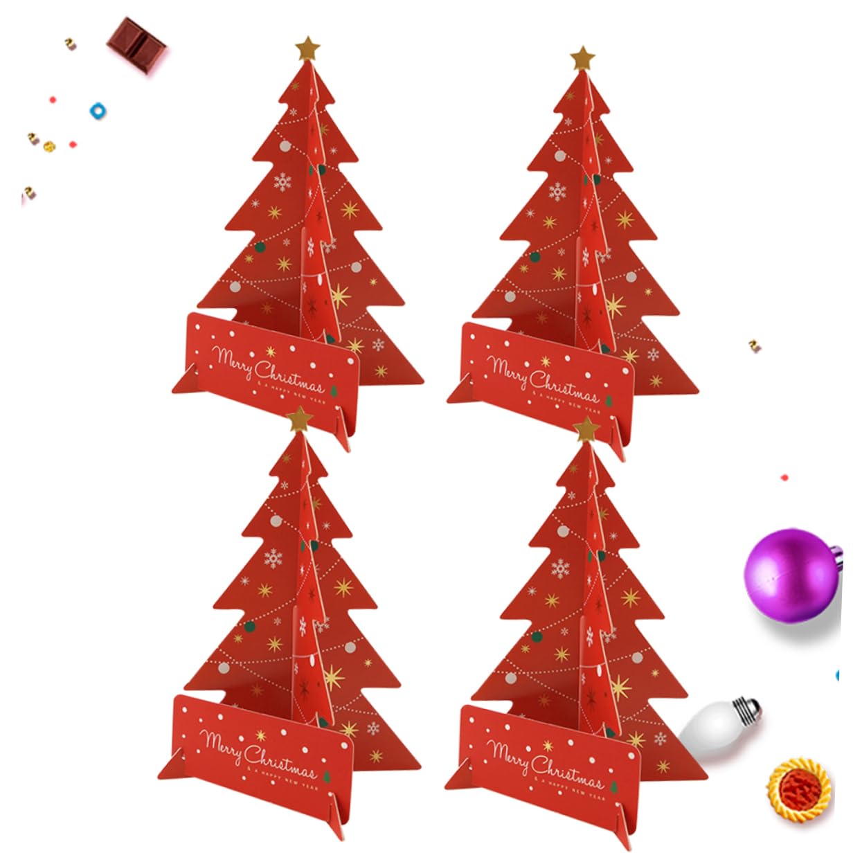 Tofficu 12sätze Weihnachtskarte Kreative Grußkarten Für Weihnachten Teiliges Mit Umschlägen Für Weihnachtswünsche Und Festliche Anlässe Beliebte Weihnachtsdekoration