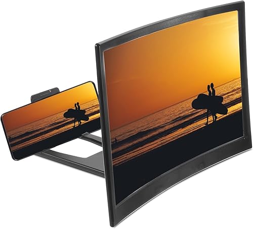Miniatura 7 de MECCANIXITY Lupa de pantalla de 14 pulgadas para teléfono celular, proyector de aumento 3D HD, soporte amplificador de pantalla para todos los