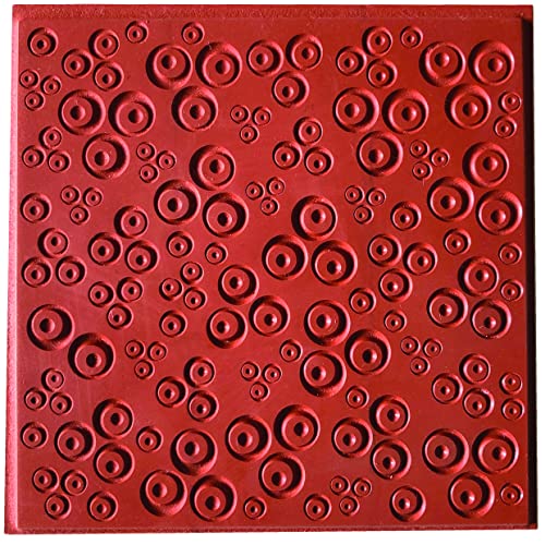 Cernit Texture Plate, Red, One Size