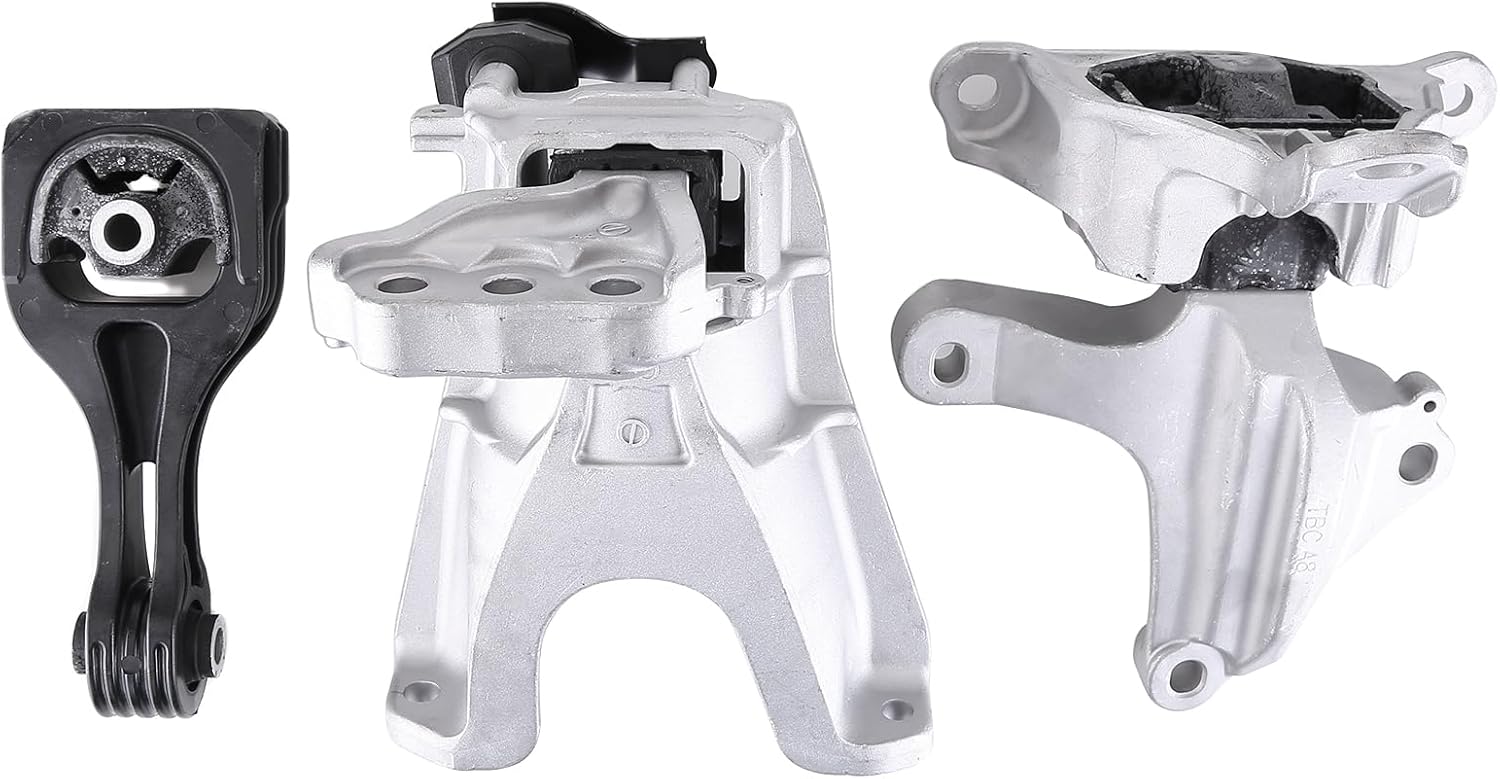 Engine Motor Mount & AUTO Trans Mount Set Fit for 2016-2021 for Honda Civic 3pcs 50820-TBA-A04 50890-TBA-A82 50850-TBC-A81 Engine Motor Mount