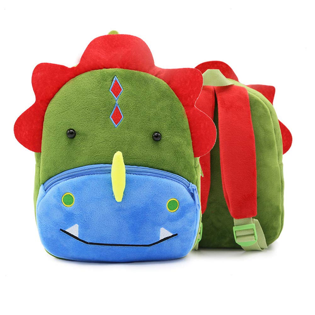 KISSOURBABY Backpack for Girls with Multi-Pockets School Bookbag Daypack Travel Bag (Dinosaur)