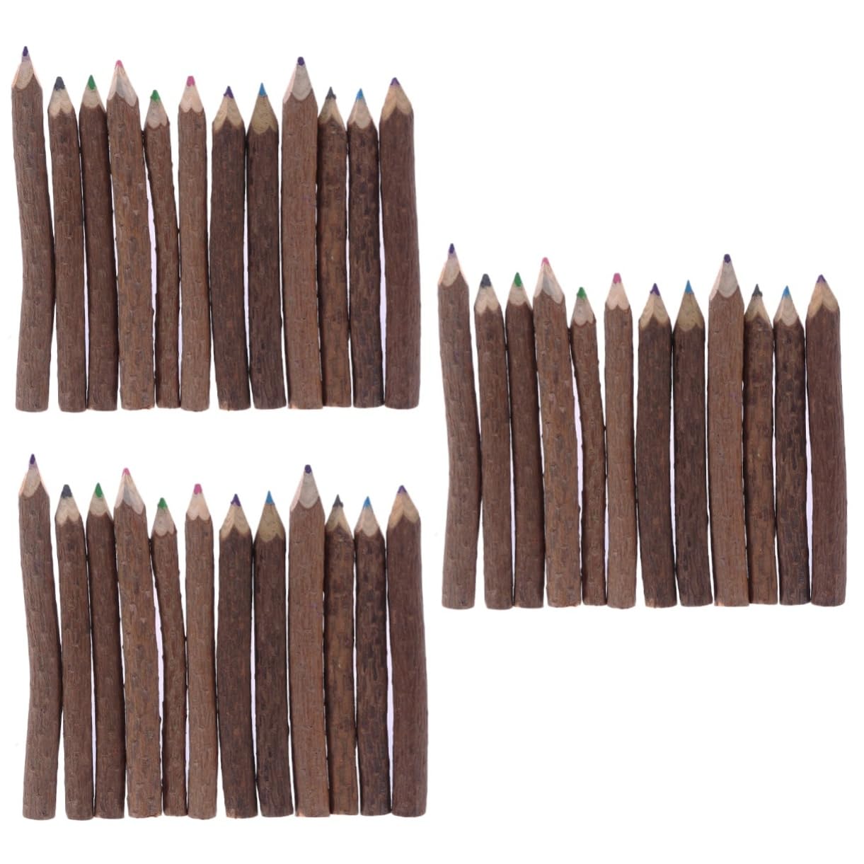 36 Pièces Crayon D'écorce Crayons De Branche D'arbre Crayons De Couleur Brindille à Dessin D'écorce De Brindille Crayon De Plombier D'arbre Bambou