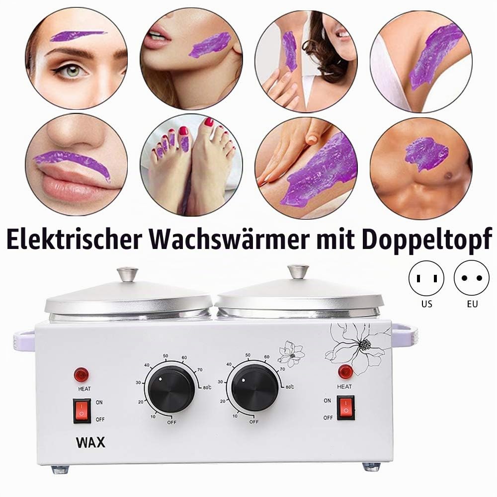 Wachs Haarentfernung Wachswärmer Doppelte PTC-Heizung Mit NTC-Temperaturregelung