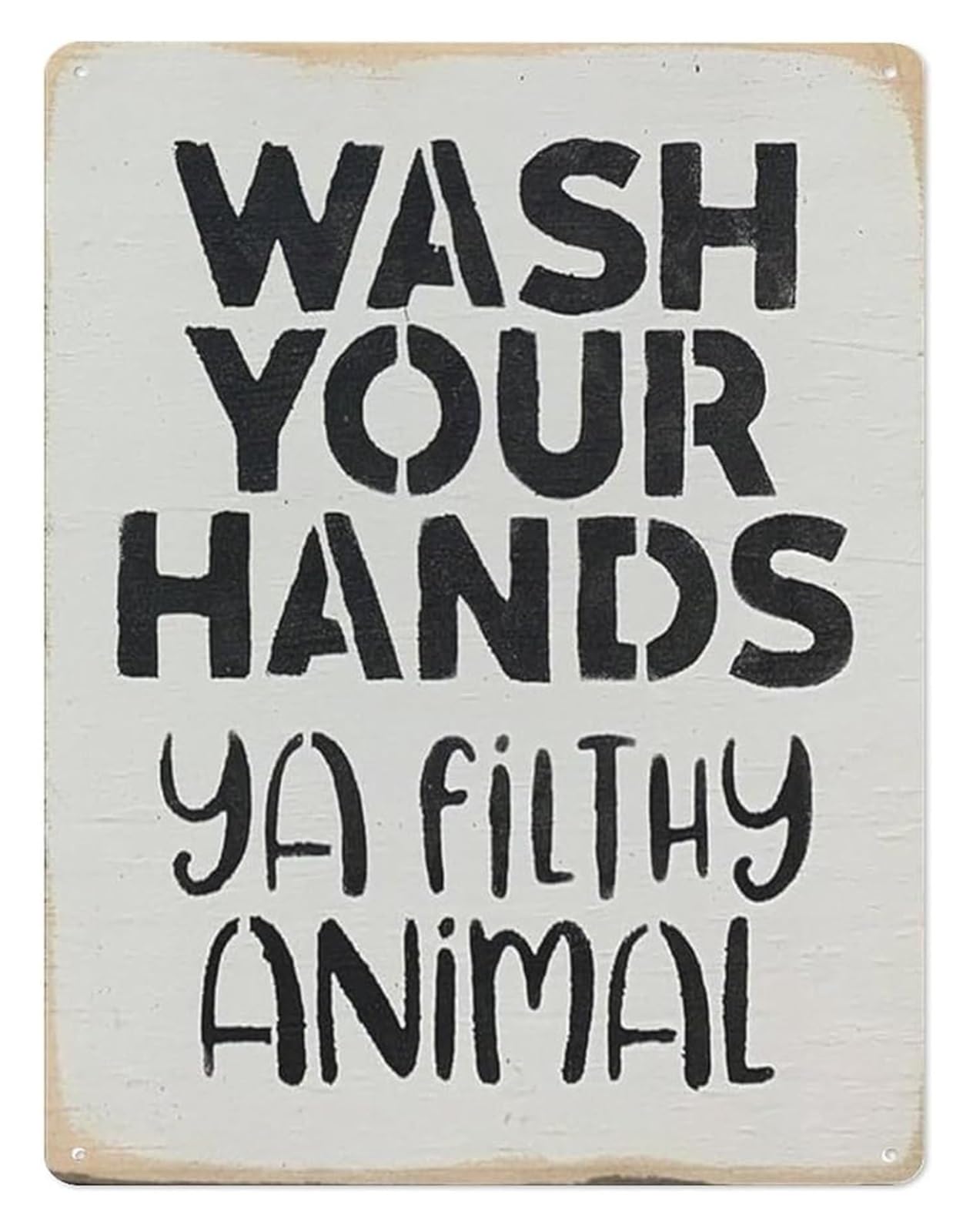 XHAJCSJWGD Humorous Bathroom Metal Tin Sign Flush After Use No One Wants to See Your Art Decorative Plaque Toilet 8 X 12 in