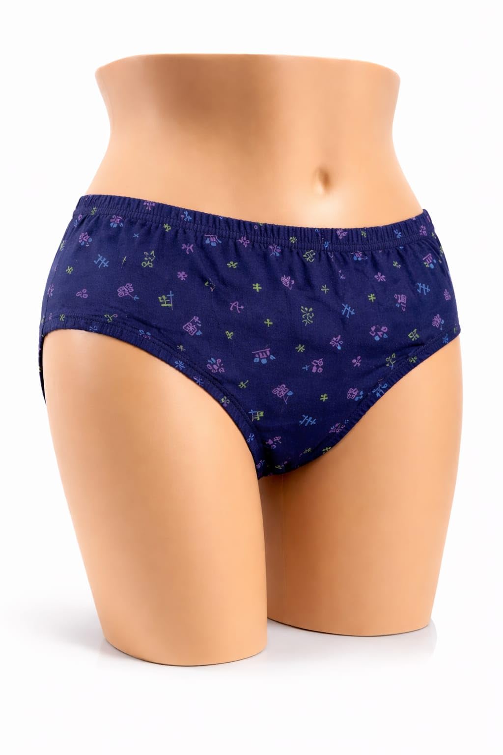 ESSA Fairlady Women's Briefs, 100% Soft Cotton, Hosiery, Inner Elastic Waistband, Floral Print (Pack of 5)-picture-48