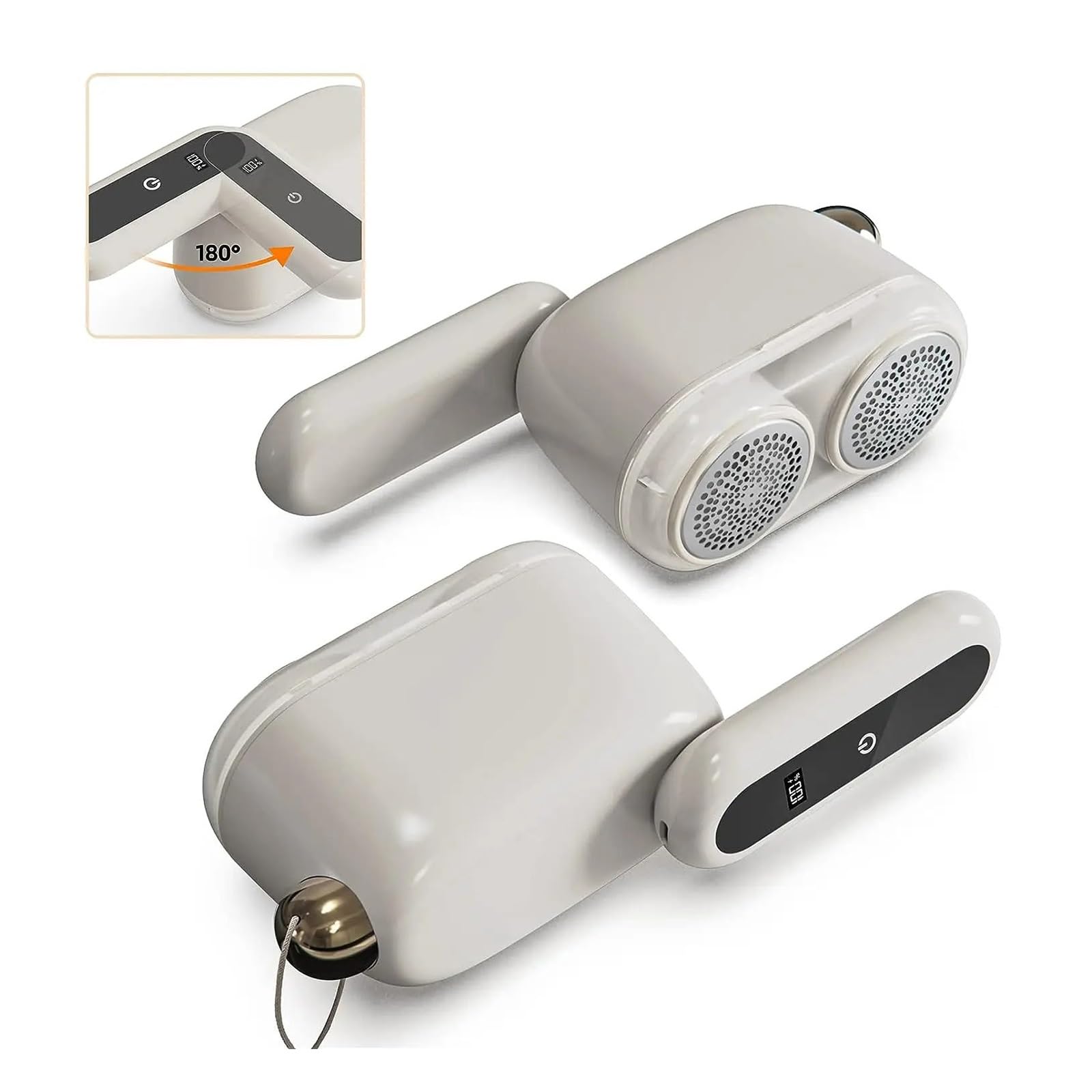 Levapelucchi Elettrico Levapelucchi LED a doppia testa for vestiti in tessuto Levapelucchi elettrico 3 velocità Rimozione efficiente del trimmer for palline di capelli Levapelucchi (Color : A)