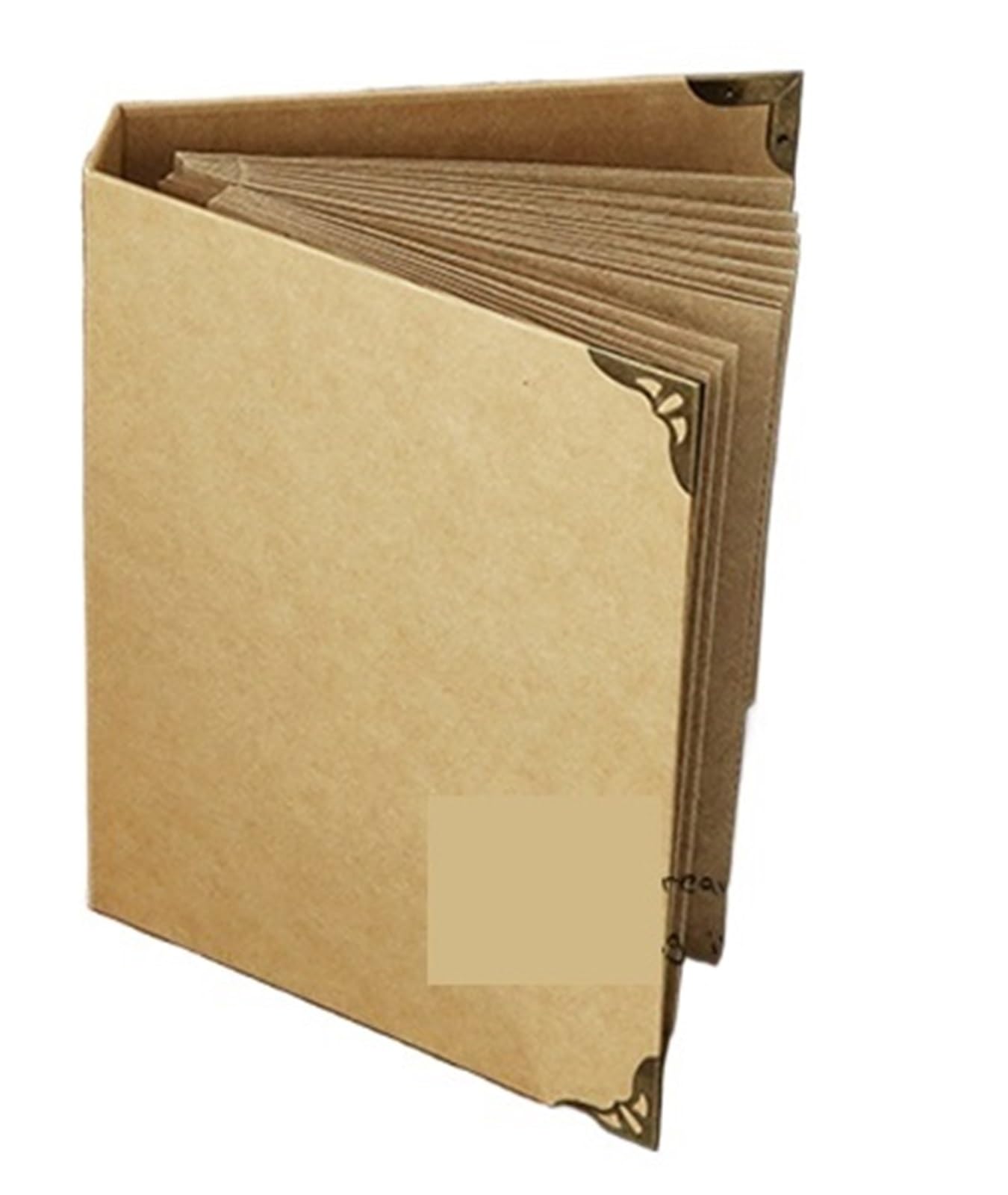 A5 Kraft Paper Folding Blank Pages Memory Books DIY Craft Photo Albums Scrapbook Cover Album For Wedding For Anniversary