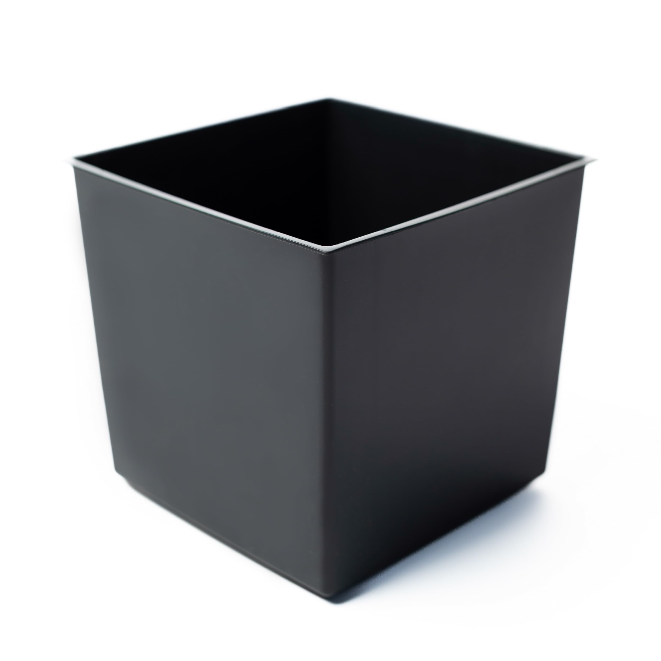 BOGATECO Jardinera de Madera | Maceta 40 x 25 x 25 cm | Para Hogar, Jardín, Balcón, Terraza | Con Inserto de Plástico | Impregnada | Marrón Oscuro
