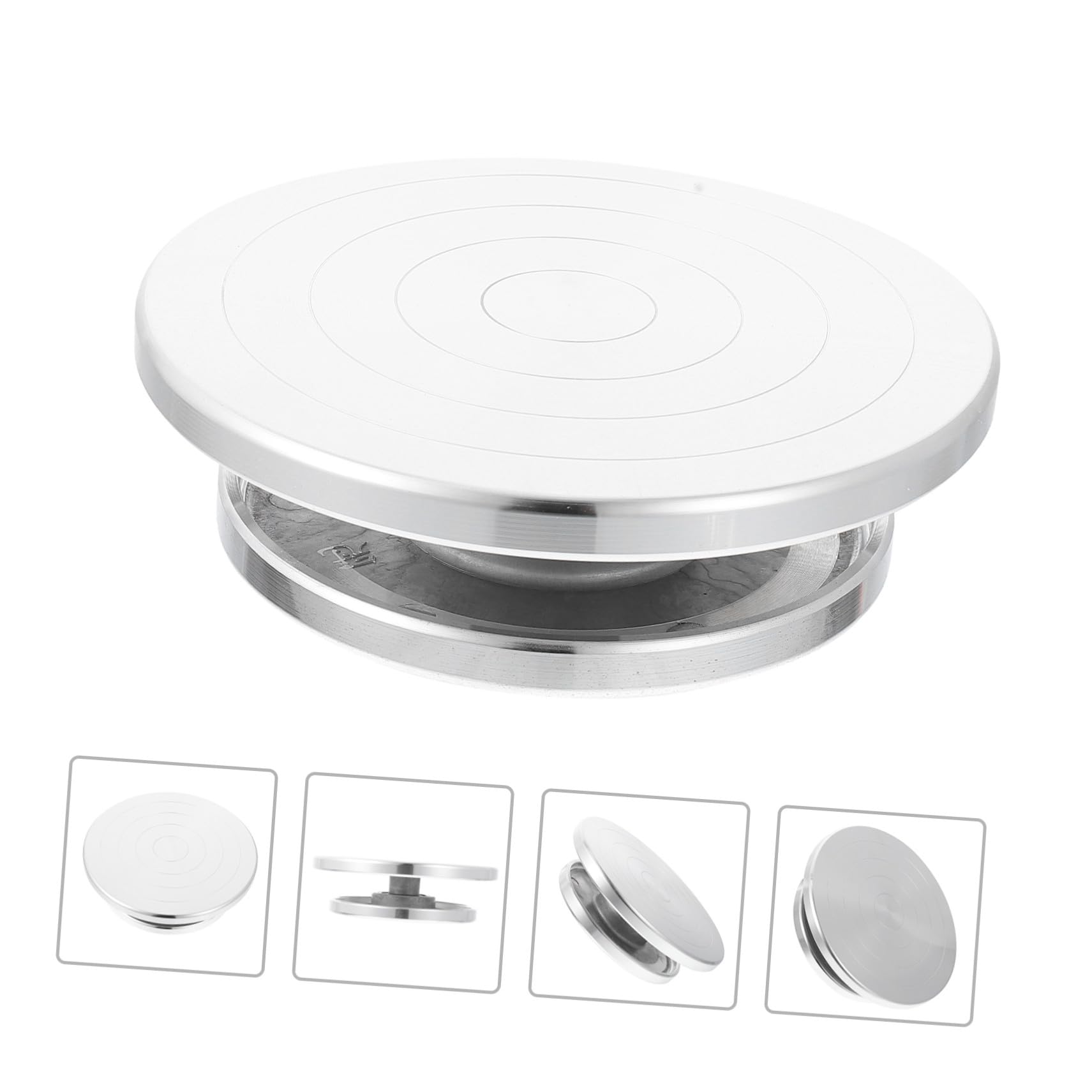 Plato Giratorio de Cerámica para Manualidades Aleación de Aluminio, Operación Simple y Conveniente para Modelado de Arcilla en Artesanía