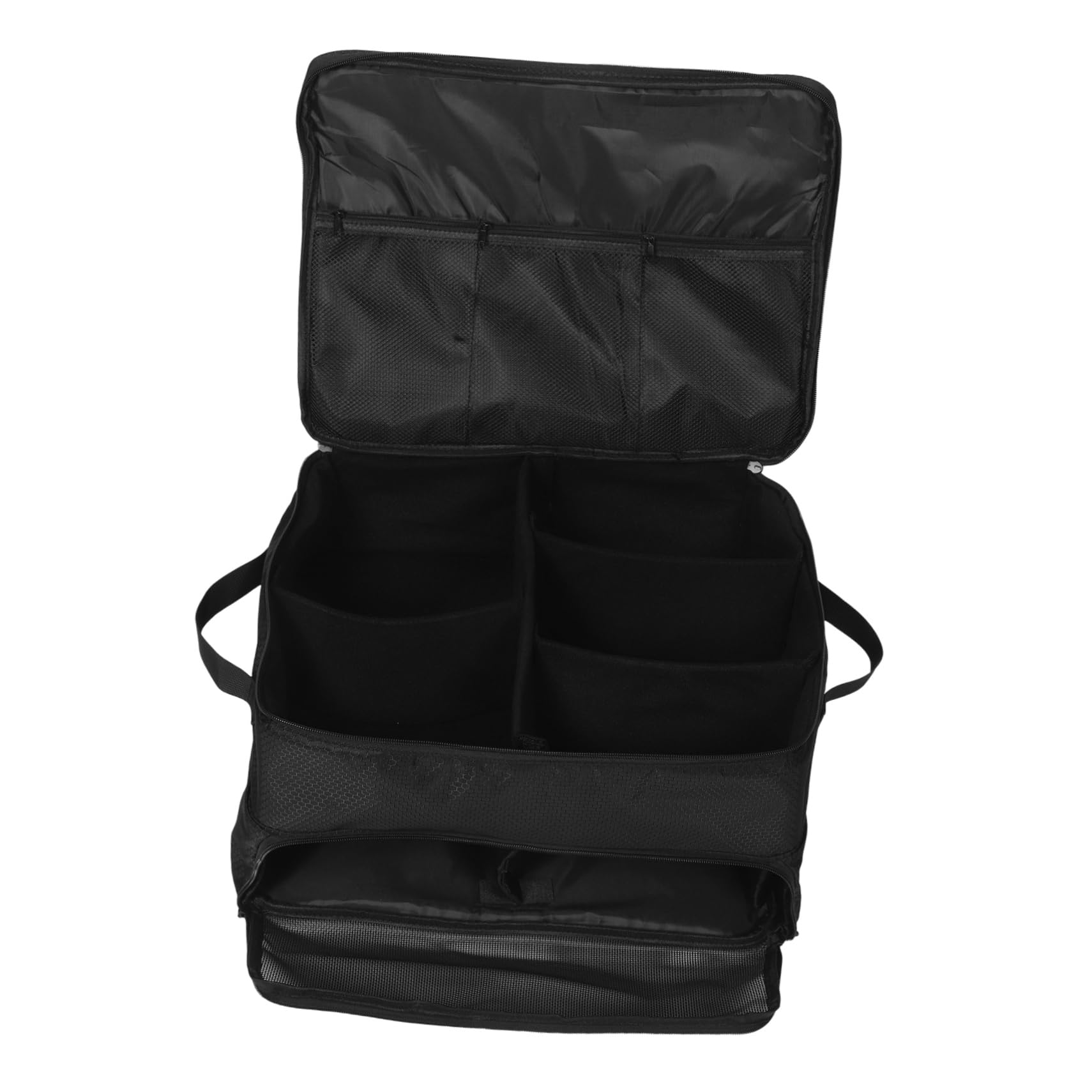 Parliky Large Capacity Golf Trunk Organizer Portable Golf Bag Organizer for Car Golf Accessory Storage for Clothing and Equipment