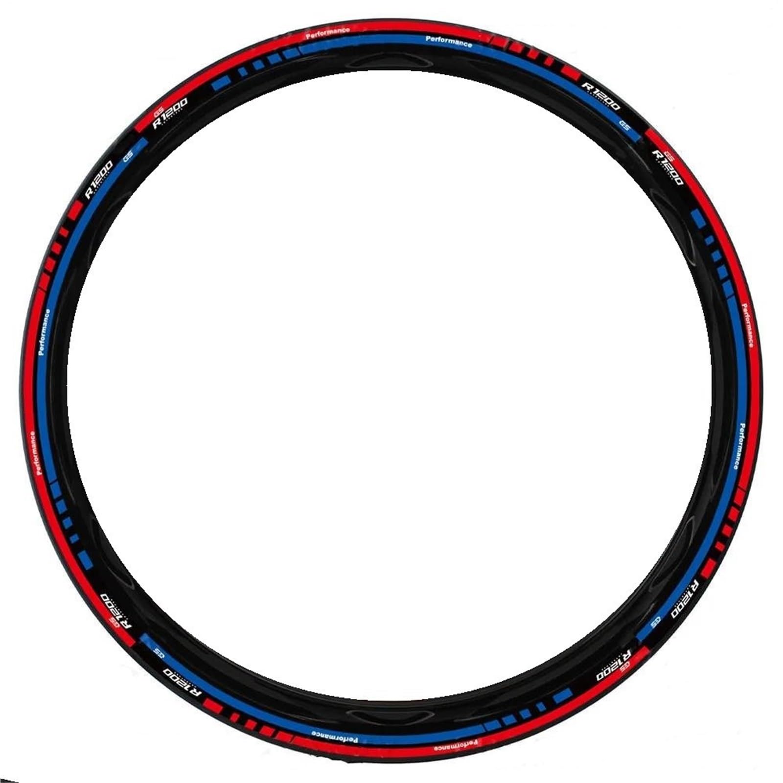 Wheel Stickers Motorcycle Rim Stripe Stickers for BMW R1200GS R1250GS R1200 R1250 GS Waterproof Reflective Decals Strips Wheel Sticker Rim Reflective Decal