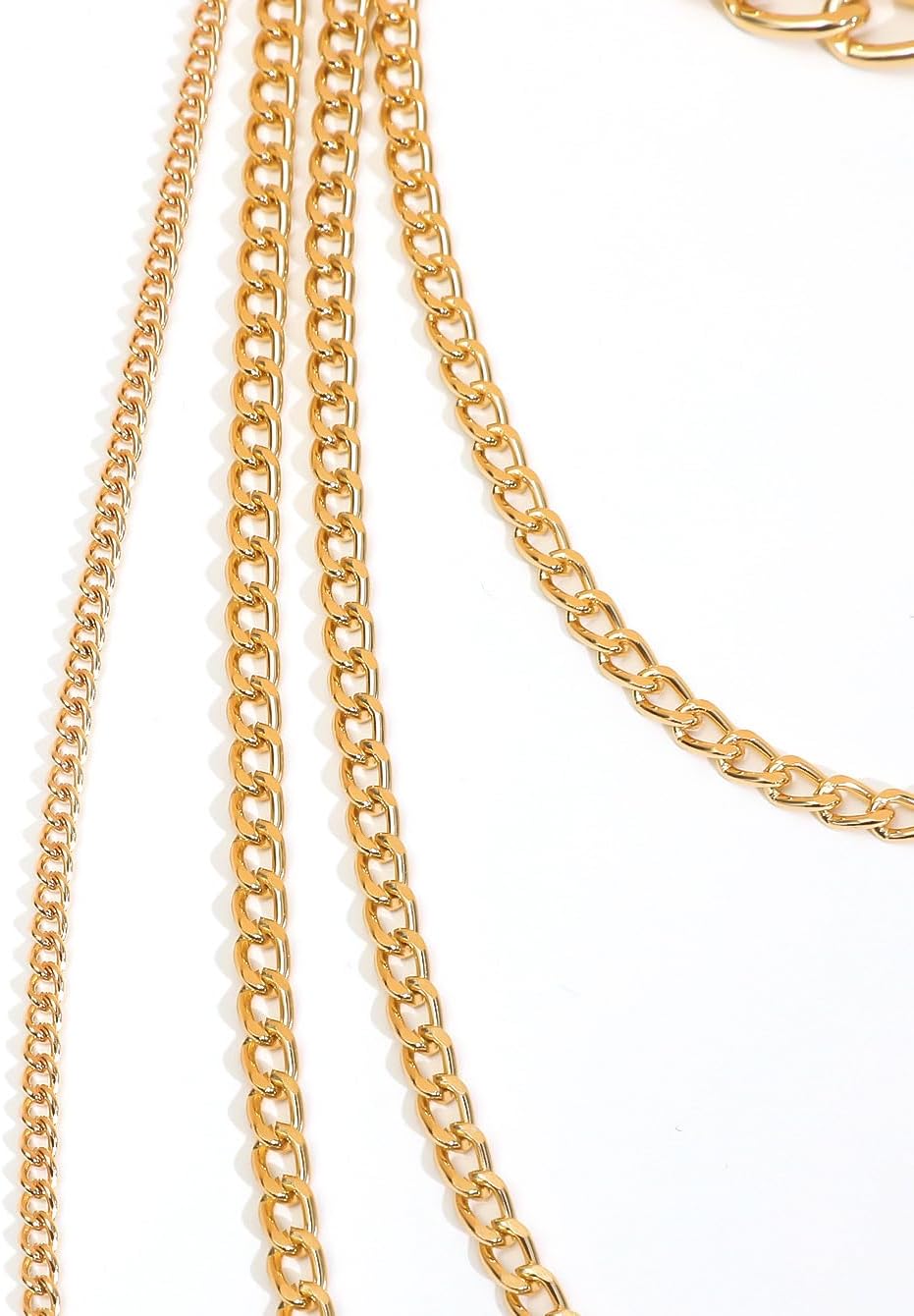 Sexy tassel body chain bra chain gold body jewelry bikini chain beach shoulder chain accessories carnival nightclub party gift (golden-3666)