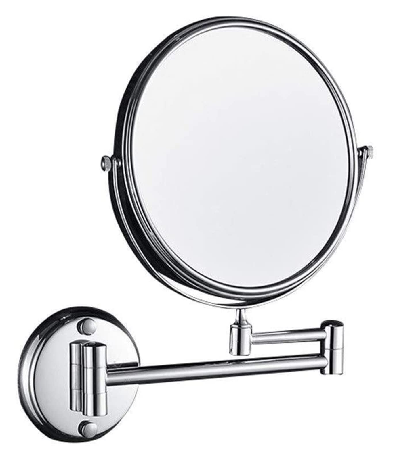 Miroir de maquillage mural pliable double face pour éviter les reflets flous au lavabo