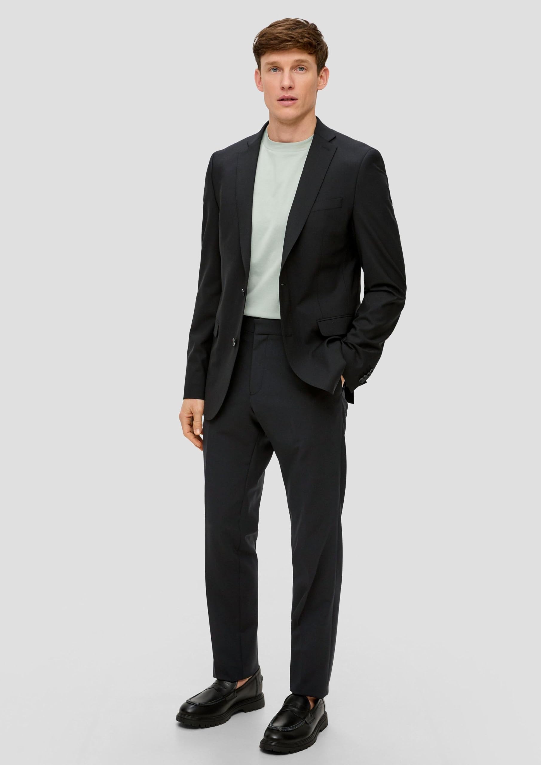 s.Oliver BLACK LABEL 2149089 - Spodnie Mężczyźni