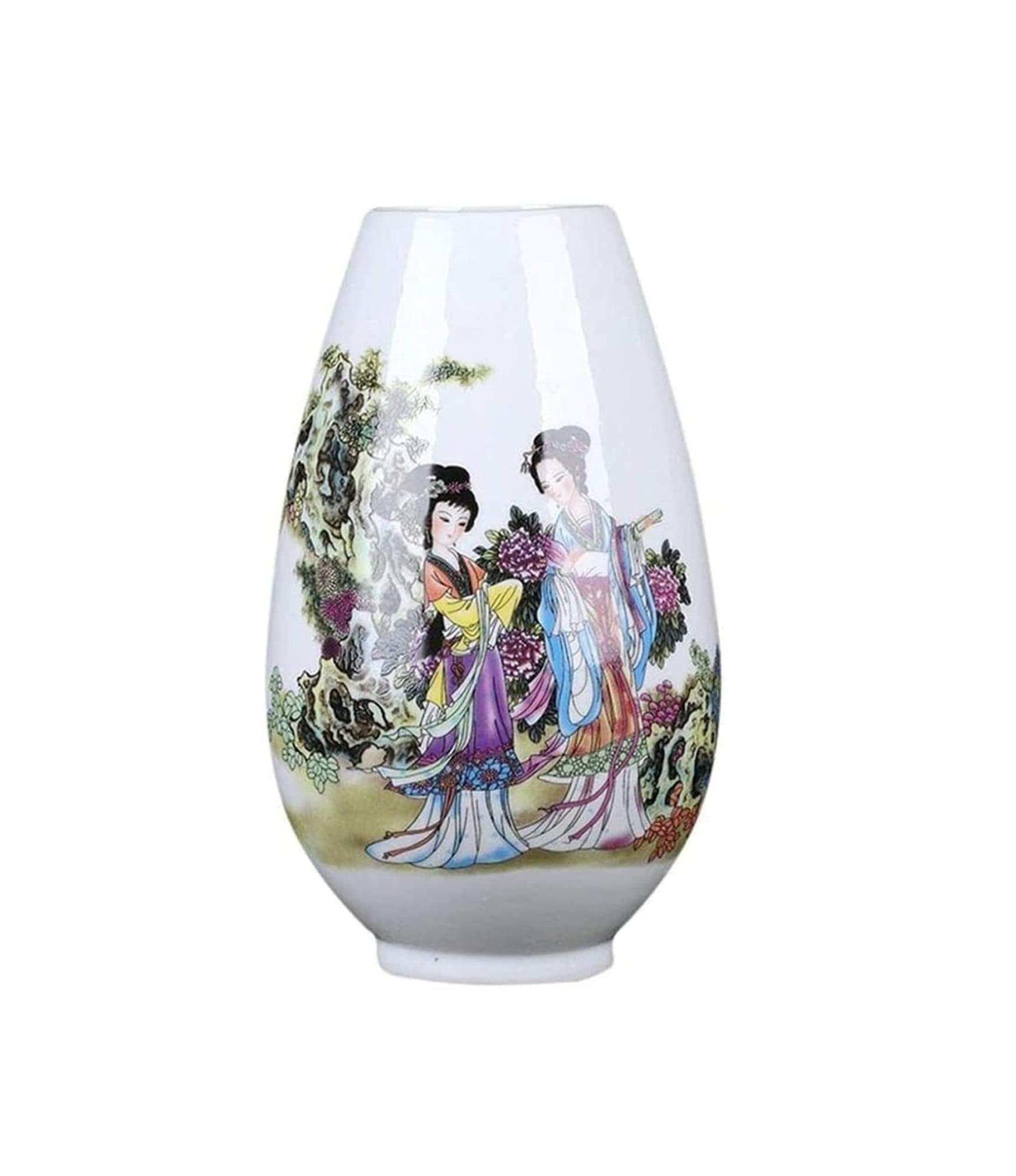 Vasen Vase Keramik handgefertigt klassisch kreativ für trockene Blumen Dekoration Kunst Zuhause Haushalt Wohnzimmer Schlafzimmer Blumen