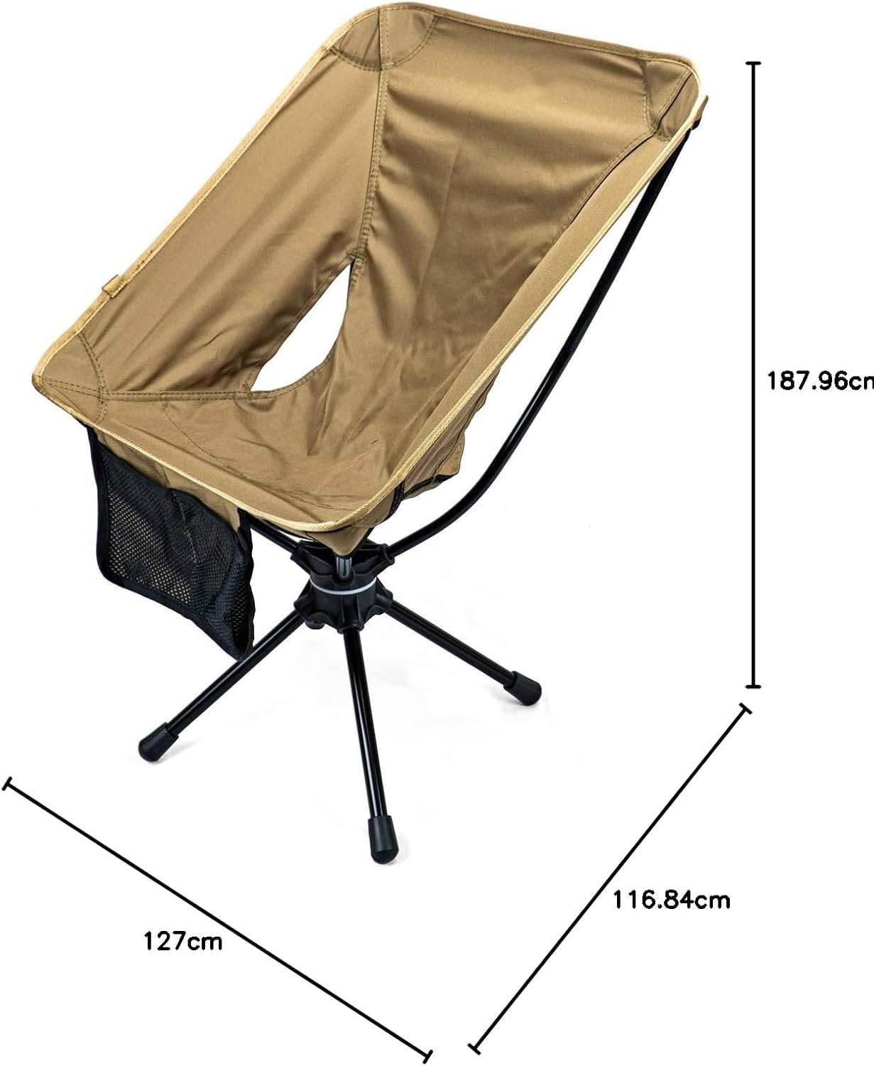 UJack ユージャック スピンチェア スウィベル スイベル 回転 キャンプ Amazon.co.jp: アウトドア スピンチェア 360度回転 収納ケース付