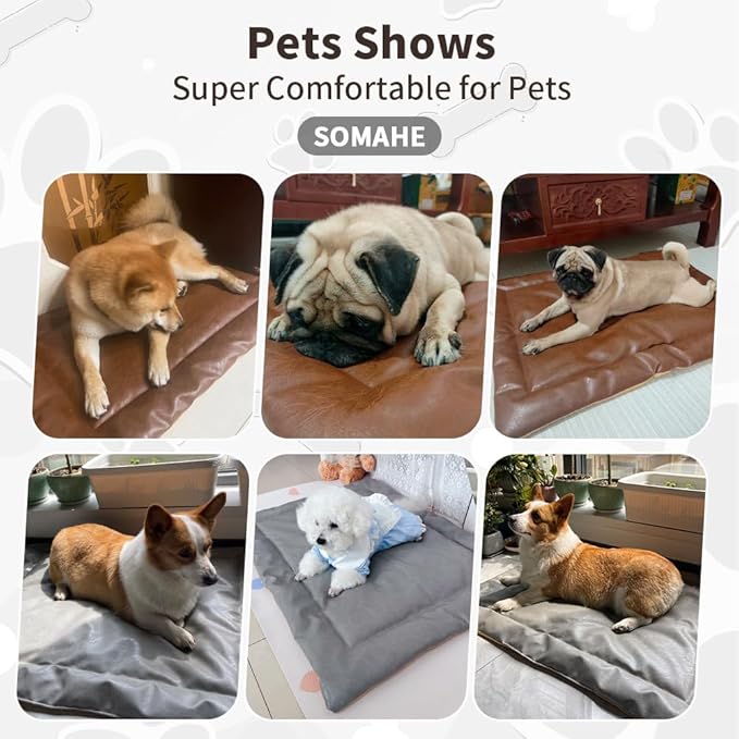 Colchoneta para Perro Mediano 70x90cm Impermeable Base Antideslizante miniatura 8