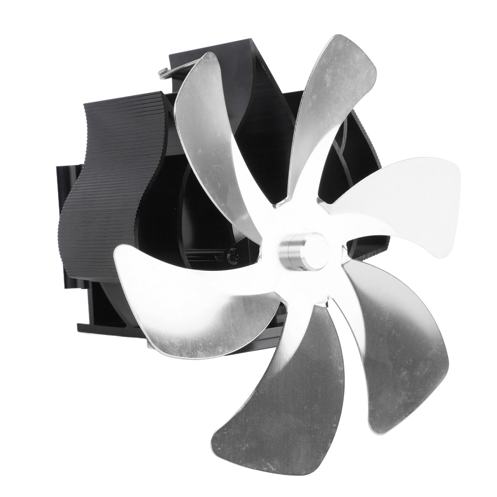 Ventilatore per Stufa a Legna, 6 Pale, Tubo in Alluminio, Senza