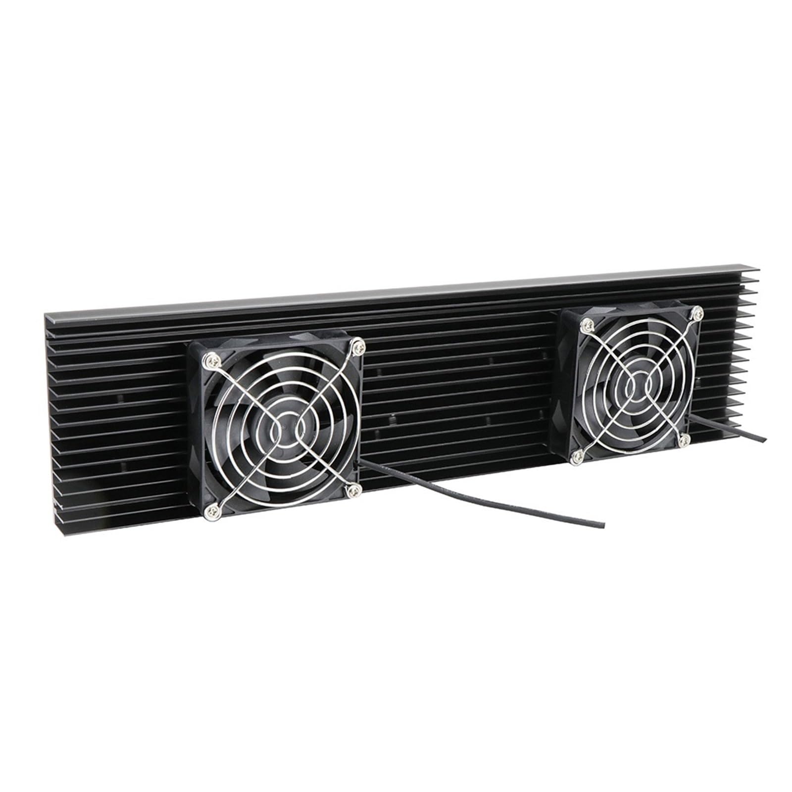 Lampa roślinna 400x100x40mm 200W 300W chłodnica aluminiowa radiator układ chłodzenia z wentylatorem chłodzącym do oświetlenie LED do uprawy oświetlenie akwarium