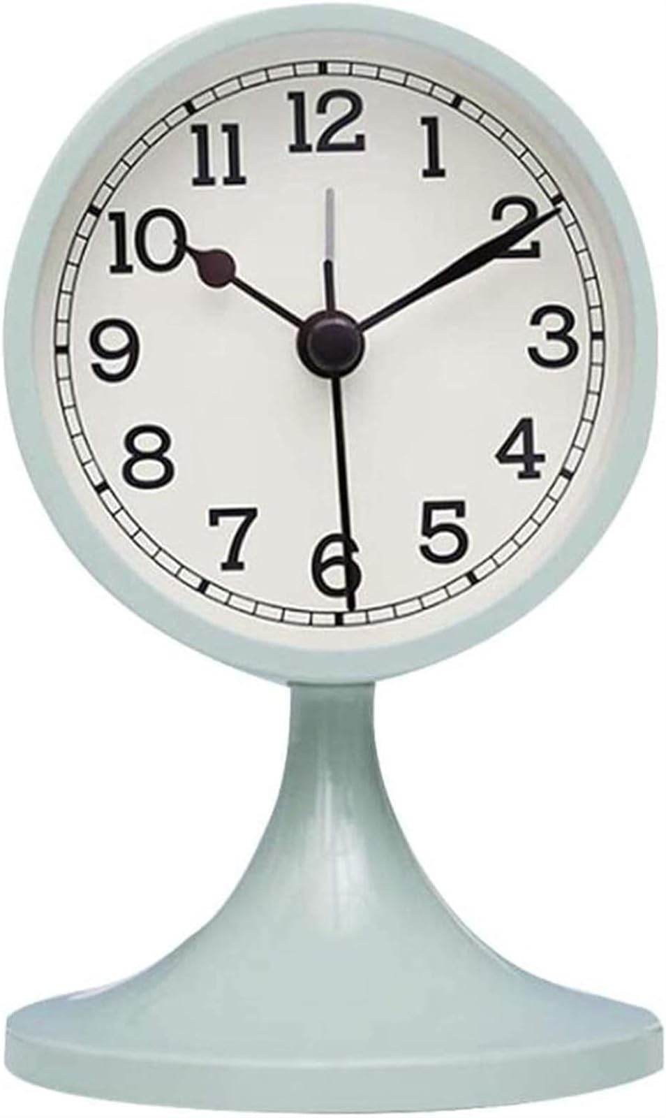 Relojes de repisa para Sala de Estar Reloj Despertador silencioso Redondo Retro Que no Hace tictac Reloj de Escritorio con Pilas para Chimenea, repisa, Escritorio de Oficina, Esta
