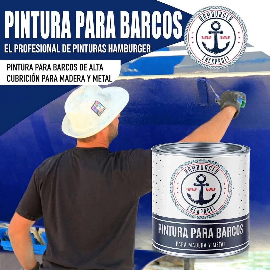 Barniz marino 2K brillante para madera y metal verde helecho RAL 6025 verde Para GFK/plástico/poliéster barniz de yate pintura náutica con kit (X300) y Diluyente (1 L) (10 L) Hamburger Lack-Profi