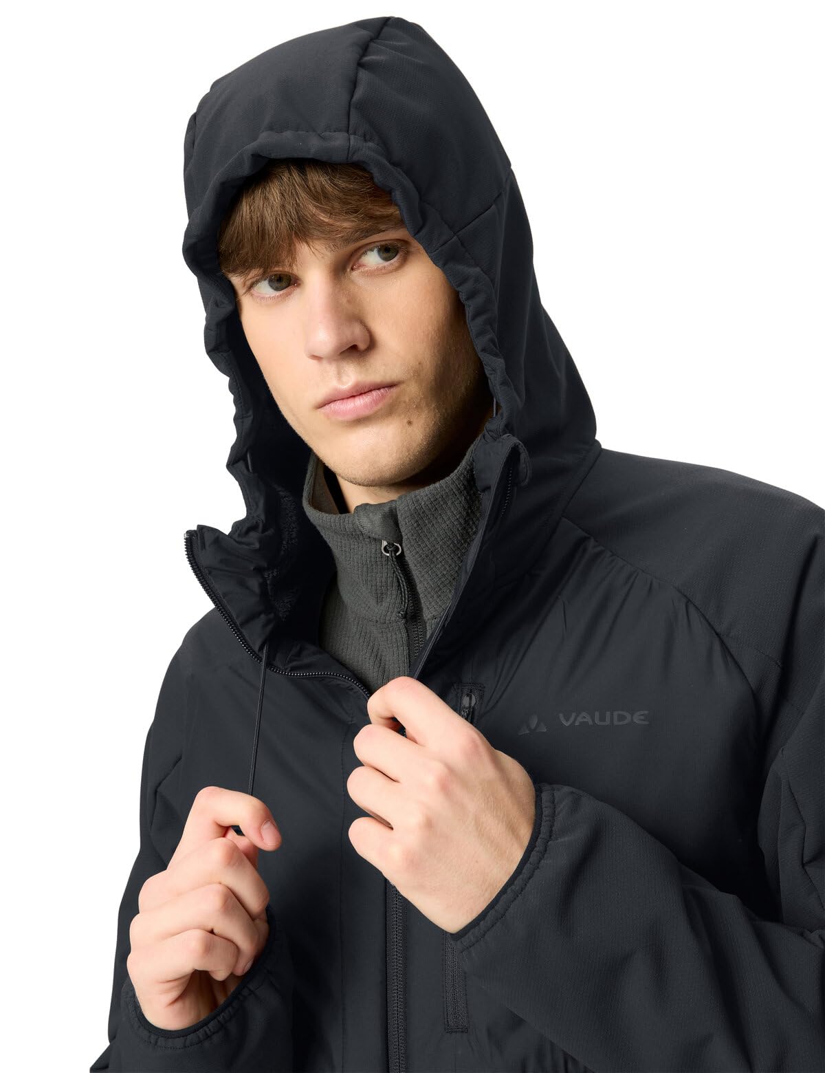 VAUDE Men's Elope Hybrid Jacket II, techniczna męska hybrydowa kurtka outdoorowa do wędrówek, mieszanka oddychającego polaru i ciepłej izolacji PrimaLoft