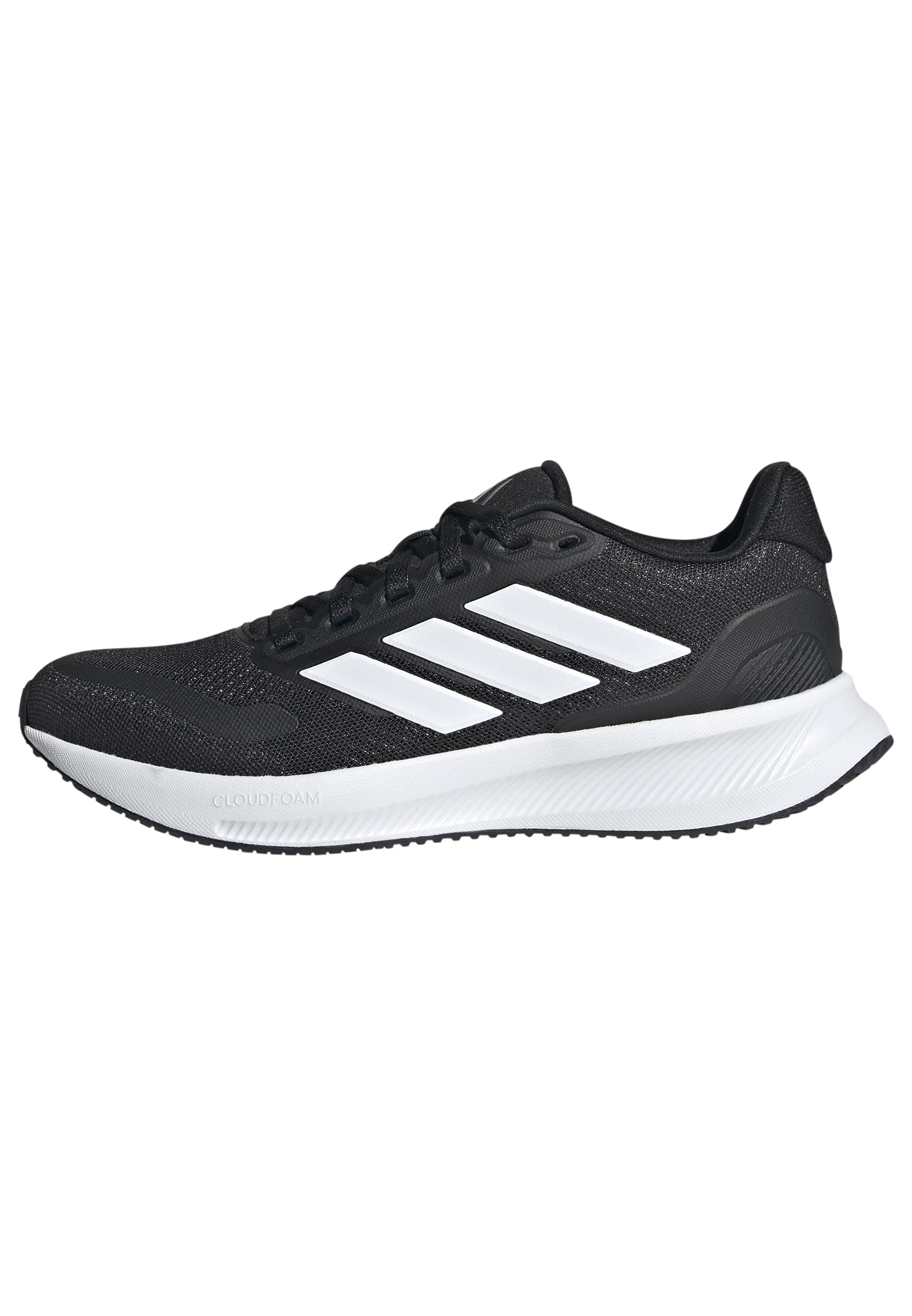 adidas RUNFALCON 5 Shoes Junior Running, Core Black/Cloud White/Core Black, 5 UK