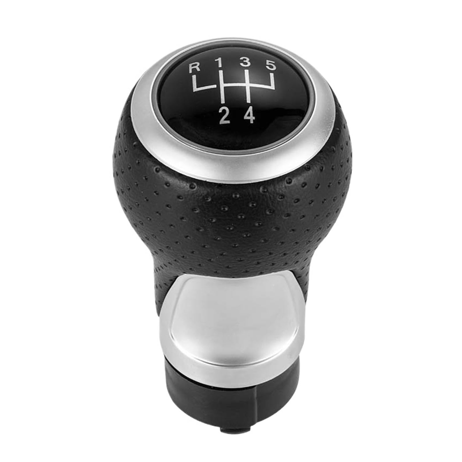 Rbevcrr Car Shift Lever Knob for Golf MK4 for Passat 12mm Gear Shift Knob Stick Shifter Pen(Silver 5 Speed-2)