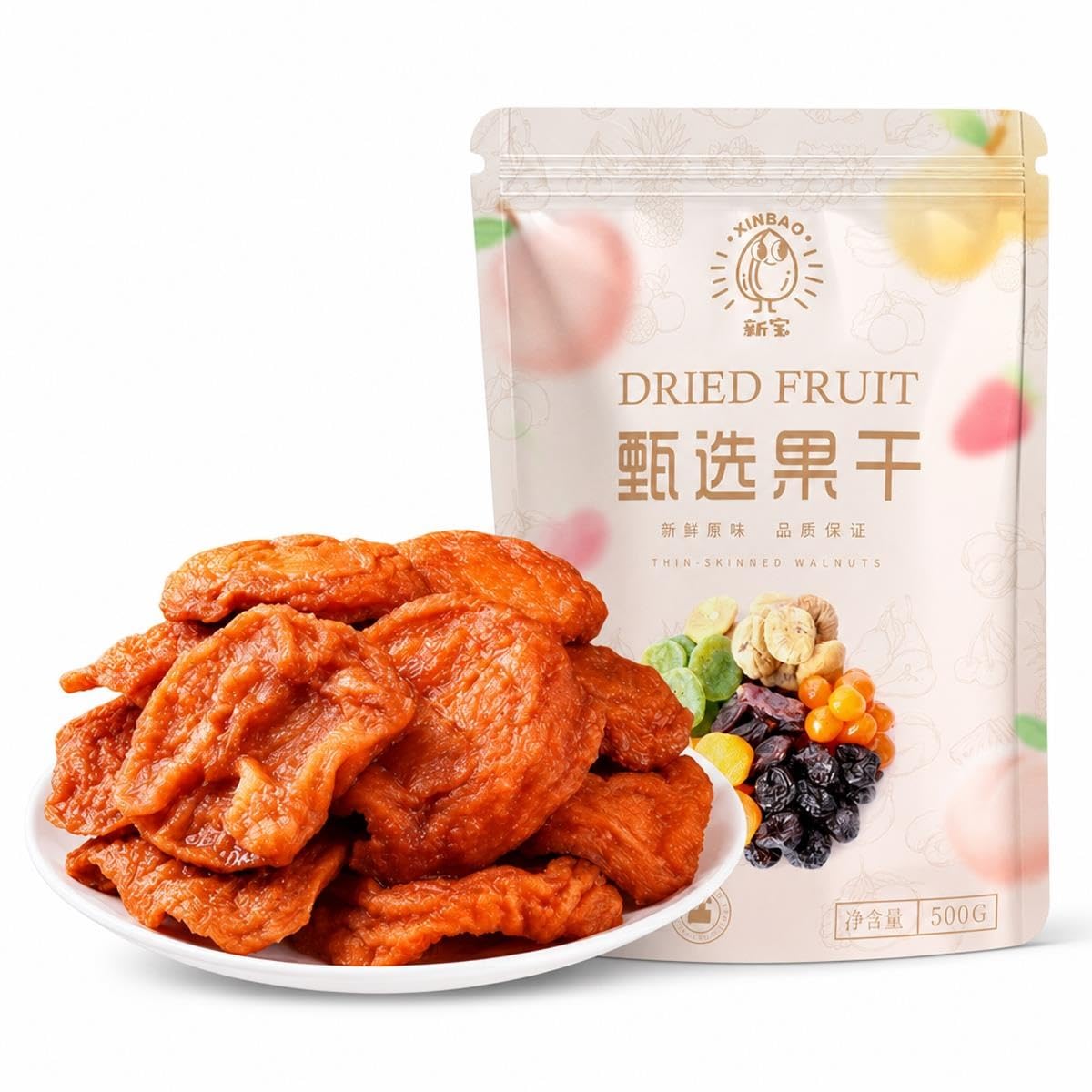 Gedämpfte Getrocknete Apfelscheiben Natürlicher Fruchtsnack 500g