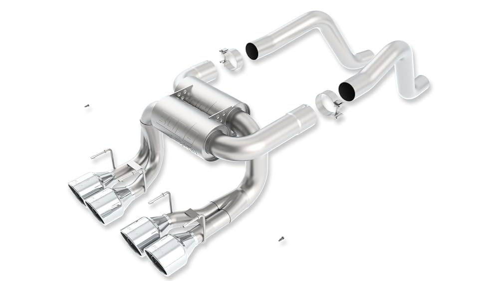 Borla 11822 Rear-Section Exhaust System for Corvette C6 ZO6