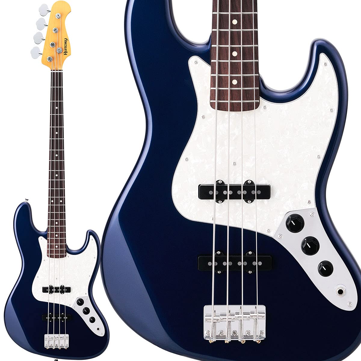 Amazon | HISTORY HJB-Standard MBL Metallic Blue 国産エレキ