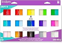 Sculpey III Polymer Clay Sampler Pack: 30 Vibrant 1oz Bars, Oven-Bake Non-Toxic Clay for Jewelry, Crafts & Kids Art Projects